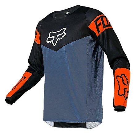 2023 sommar-mountainbike-racinguniform FOX långärmad rundhalsad T-shirt blue L