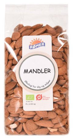 Rømer Mandler Ø 400 g, Helse & Madvarer, Nødder, Mandler