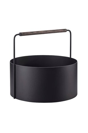 Blomus - Vedkurv Ashi Large 45 cm - Brun - Kurver - Fra Homeroom