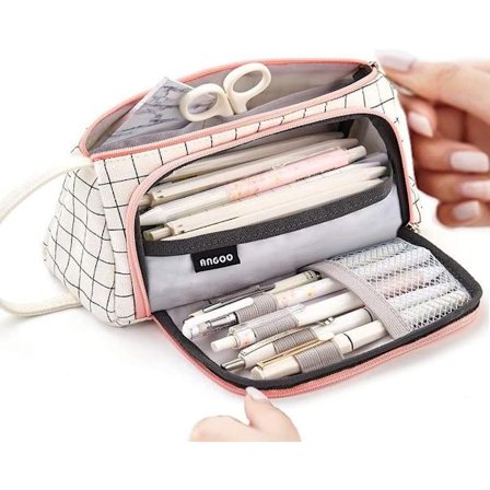 Pencil case stor kapacitet pencil cases teenager piger pencil case med