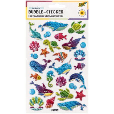 Folia 3D Stickers Underwater 1 Sheets
