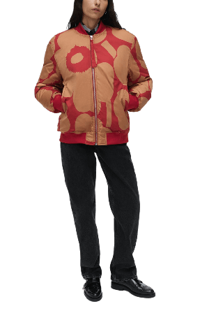Marimekko BLOSSA UNIKKO Jacket Jackor Dam Brun L