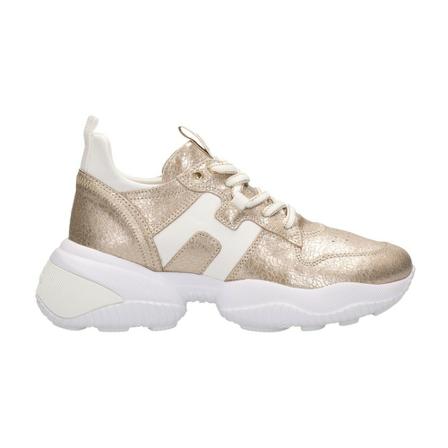 Hogan Sneakers Interaction , Beige , Dames , Maat: 36 EU