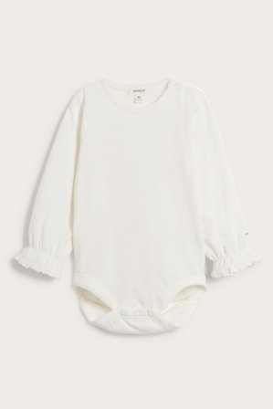 Newbie | Body z długimi rękawami, dla niemowląt | Offwhite