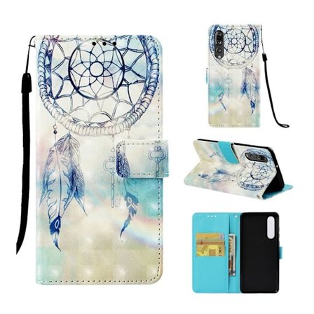 Huawei P30 Pro lysspot læder flip etui - Drømmefanger