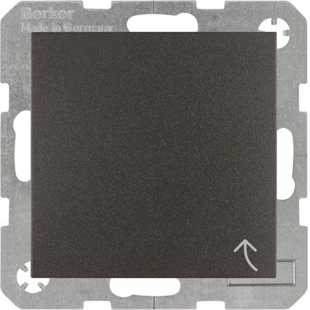 Hager 47241606 Stikkontakt 1-veis, 16 A Antrasittgrå, 50-60 Hz, Strømbrytere & vegguttak