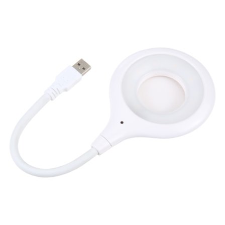 400LM 16 LED-lampor USB bärbar skrivbordslampa (vit)