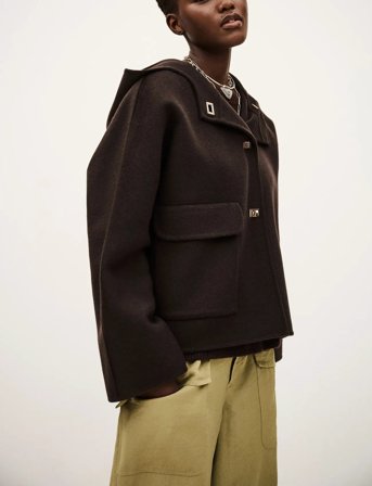 ba&sh Jacket Kove - Brown - 36