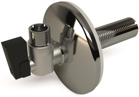 LK Systems 1881851 Anslutningskoppling med vinkelavstängning, Installation