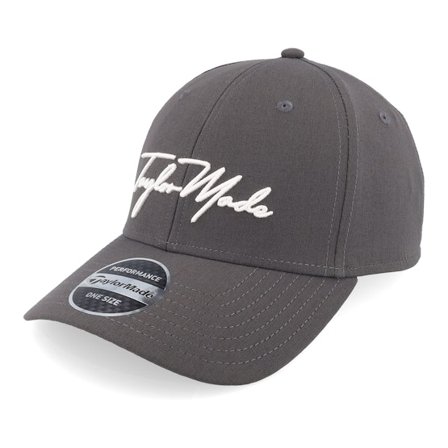 Taylor Made - Grå adjustable Caps - Script Seeker Hat Charcoal Adjustable @ Hatstore