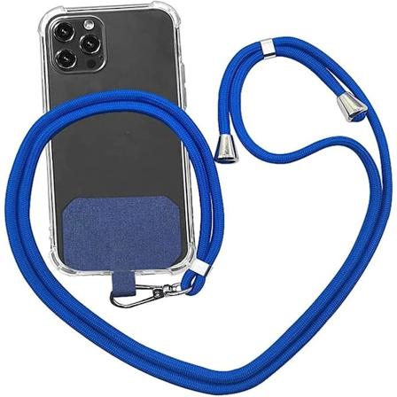 Universal mobiltelefonkæde lavet af polyester, kompatibel med alle smartphones