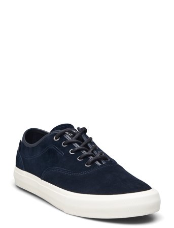 Tommy Hilfiger Th Hi Vulc Low Oxford Suede - Navy - 44
