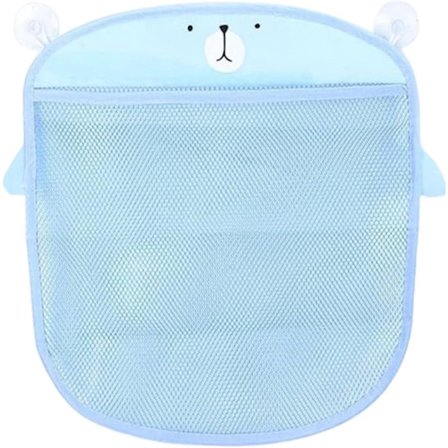 ING Sammenfoldeligt Nylon Ophængsnet til Badelegetøj og Toiletsager med Praktiske Kroge, Vanddræning og Pletafvisende for Badeværelsesorganisation