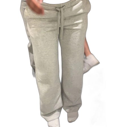 Grå mjukisbyxor low waist !!