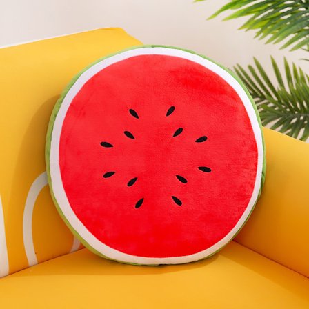 Söt vattenmelon kramkudde bekväm och handkänsla present till jul födelsedag
