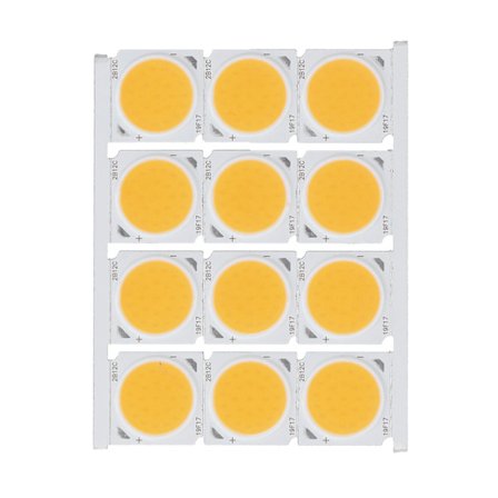 12 st COB LED-chip 12W 36-41V 1080LM Rund Högeffekts Varmt Ljus för DIY Inomhusbelysning