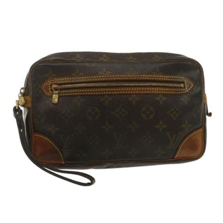 Louis Vuitton Vintage, Pre-owned Canvas Marly Dragonne Bruin, Dames, Maat:ONE Size