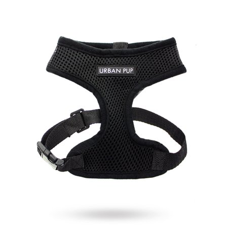 Urban Pup - Jet Black Soft Mesh Hundesele