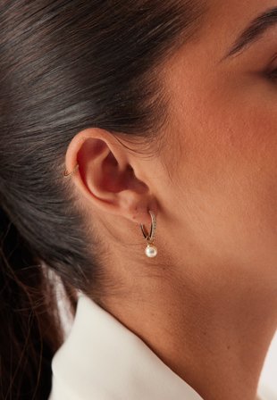 LILY AND ROSE Petite Kennedy Hoops Earrings Gold Onesize