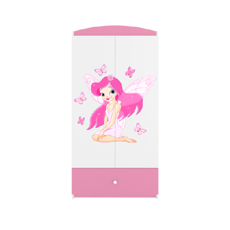 Kocot Kids Garderob Babydreams Rosa - Fairy With Butterflies - Litenleker