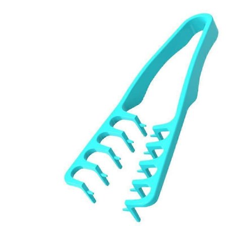 Volumgivende Hårkam med Brede Tenner – Grønt Koreansk Verktøy for Panneluggdeling og Løft (Menn og Kvinner)