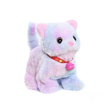 Elektrisk Katt Plysj Leke Lag Lyder Katt Leke Gående Katt Plysj Leke Ristende Hale Katt Bevegelig Katt Leke Nikkende Katt Kamerat Leke for Baby 