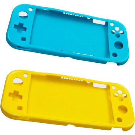 2 stk deksel for Switch Lite beskyttende silikondeksel, deksel for Switch Lite, gult og blått