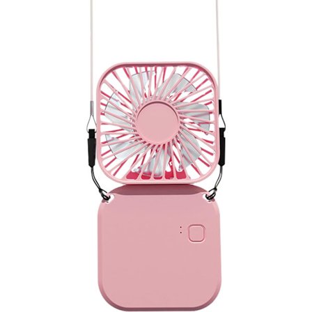 Mini Handhållen Fläkt, USB Uppladdningsbar Handhållen Fläkt, 3 Hastigheter Bärbar Elektrisk Vikbar Fläkt, Personlig Mini Skrivbordsfläkt (Rosa)