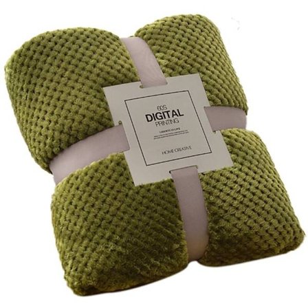 Mikrofiber Fleece Teppe Tekstil Sengeteppe 100X75Cm Stor Tykk Fleece Sofa Teppe Liten Teppe for Barn, C