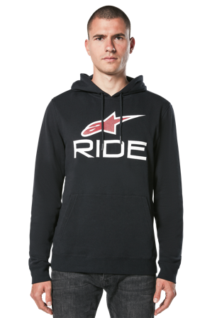 Hoodie Alpinestars Ride 4.0 Schwarz/Weiß/Rot M
