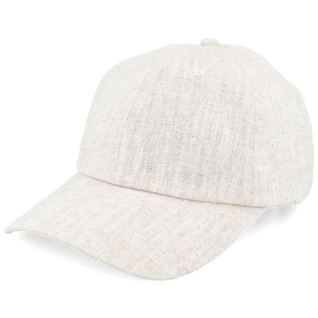 Upfront - Beige unconstructed Keps - Allan Off White Dad Cap @ Hatstore