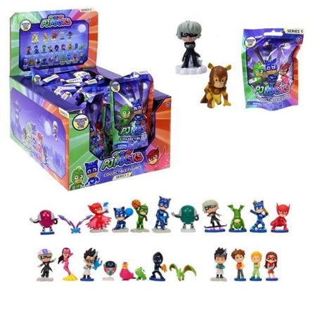 6-pak PJ Masks Pyjamashjältarna Figurer Blind Bag Serie 5 multicolor