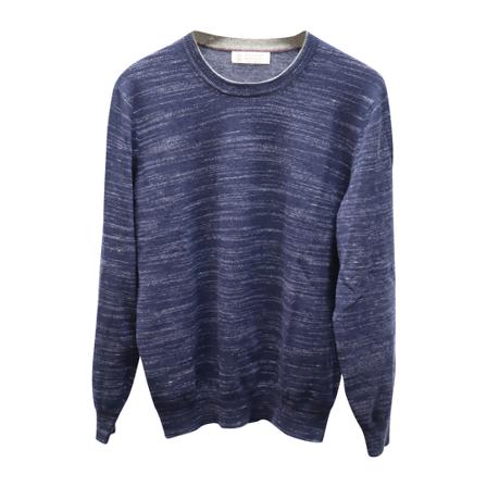 Brunello Cucinelli, Cardigans Blauw, Heren, Maat:L