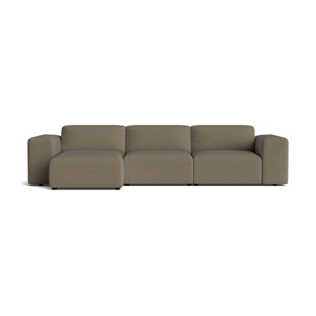Soma chaiselong sofa, venstrevendt - Aurora Brun - 343x147x75 - Sofa, chaiselong