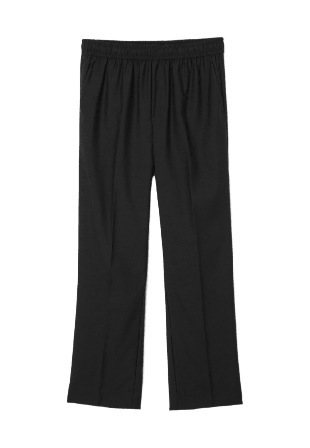 NORVIE Pull on-byxor i ullmix BROR Byxor Svart XL