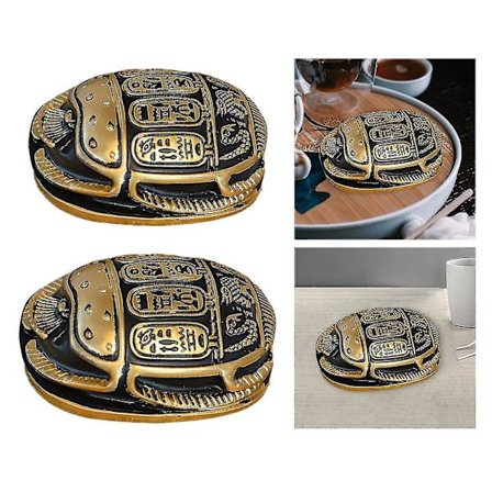 2x Klassinen Egyptiläinen Amuletti Skarabeus Koriste Olohuoneen Pöydälle Matkamuisto