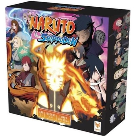 Naruto Shippuden - Lautapeli - TOPI GAMES - 30 min - 2 pelaajaa tai enemmän - Punainen