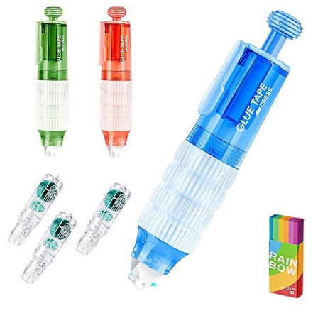 Limpistol til Scrapbooking, Opgraderet Udskiftelig Dobbeltsidet Tape til Håndværk