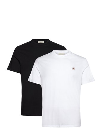 Ss Badge Tee 2Pk Black Calvin Klein Jeans