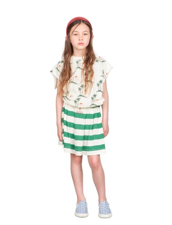 THE ANIMALS OBSERVATORY Squab Kid Top White Lindo - Beige - 10 Y