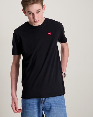 Wrangler Festival Badge Tee Svart T-skjorter Gutt - Kids Brand Store