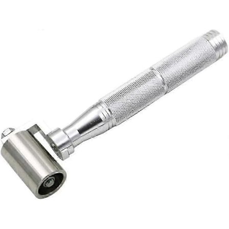 40 mm tapetrulle, håndrulle i rustfrit stål til kantfuger, flad trykrulle