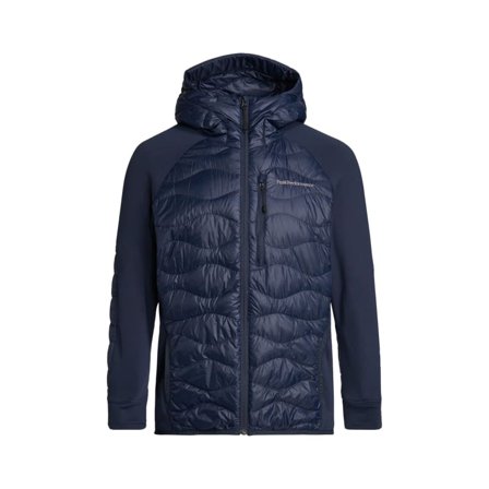 Peak Performance Men's Helium Hybrid Hood Jacket Men middle-layer down jackets Blue XXL