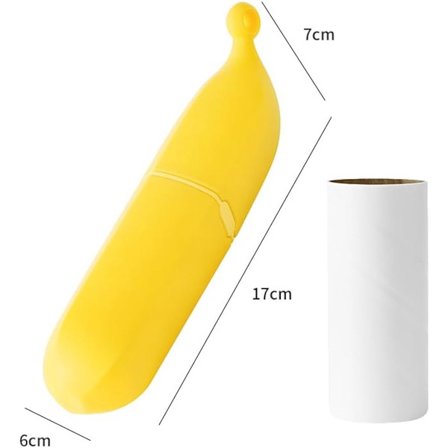 Dobbeltsidet Filtbørste - Tegneserie Katteform - Hårfjerningsværktøj til Tøj og Kæledyrshår