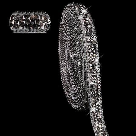 3 jaardia hartsi strassi nauhat itseliimautuva timantti joulu nauha kristalli nauharulla glitter hartsi timanttivyö strassi nauha