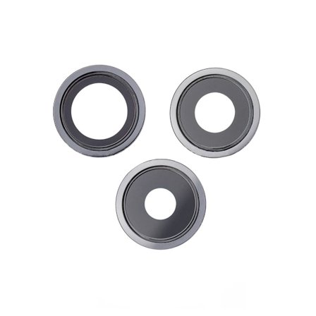 iPhone 13 Pro/13 Pro Max Kameralins med Ram - Grafit