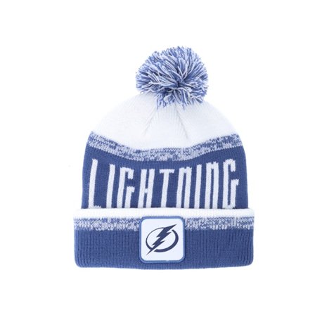 Fanatics - NHL Blau pom Mütze - Tampa Bay Lightning Thrive Blue/White Pom @ Hatstore