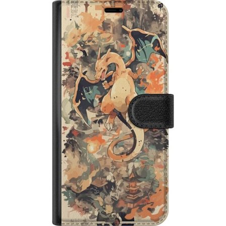 Kompatibelt Plånboksfodral till Samsung Samsung Galaxy A56 Drake med eldvingar