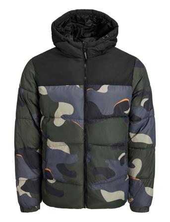 Jjchili Puffer Hood Khaki Jack & J S