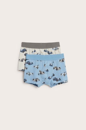 Kappahl | 2-pk. boxershorts med racerbiler | Mørkeblå